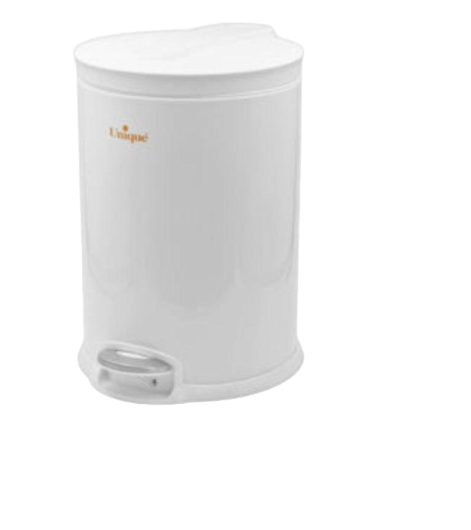 سطل زباله یونیک 12 لیتر سفید مدل UN-4120